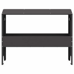 vidaXL Livestock Feeding Trough Black 79 x 35 x 62 cm 15 kg 5