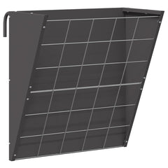 vidaXL Hanging Hay Feeder Black 61 x 33 x 66 cm 5 kg Cold-Rolled Steel 2