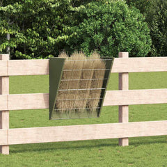 vidaXL Hanging Hay Feeder Olive Green 61 x 33 x 66 cm 5 kg 1