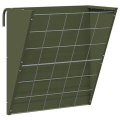 vidaXL Hanging Hay Feeder Olive Green 61 x 33 x 66 cm 5 kg 2