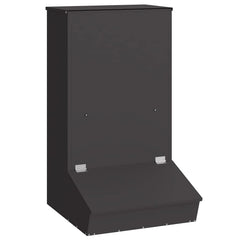 vidaXL Pig Feeder Black 55 x 51 x 91.5 cm 20 kg Cold-Rolled Steel 2
