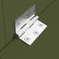 vidaXL Pig Feeder Olive Green 55 x 51 x 91.5 cm 20 kg 6