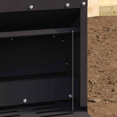 vidaXL Chicken Treadle Feeder Black 25 x 42 x 40 cm 4 kg 3