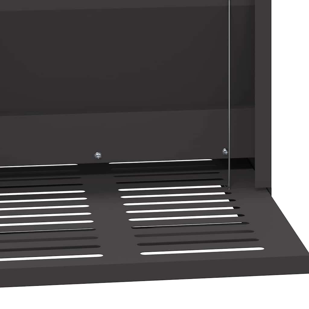 vidaXL Chicken Treadle Feeder Black 33 x 42 x 40 cm 10 kg 6