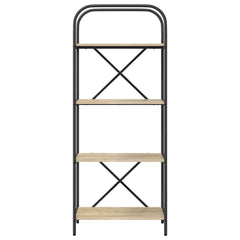 vidaXL Bookshelf 4-Tier 60 x 30 x 146 cm Engineered wood Sonoma Oak 5
