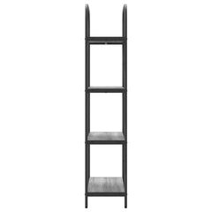 vidaXL Bookshelf 4-Tier 60 x 30 x 146 cm Engineered wood Grey Sonoma 6