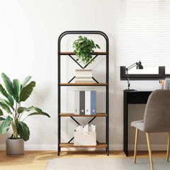 vidaXL Bookshelf 4-Tier 60 x 30 x 146 cm Engineered wood Old Wood 4