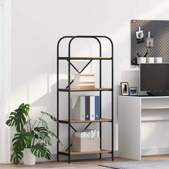 vidaXL Bookshelf 4-Tier 60 x 30 x 146 cm Engineered wood Artisan Oak 1