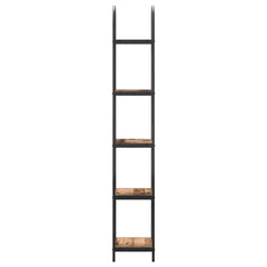 vidaXL Bookshelf 5-Tier 40 x 30 x 183 cm Engineered wood Old Wood 6