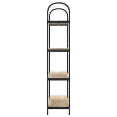 vidaXL Bookshelf 4-Tier 80 x 30 x 146 cm Engineered wood Sonoma Oak 6
