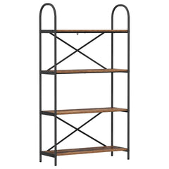 vidaXL Bookshelf 4-Tier 80 x 30 x 146 cm Engineered wood Old Wood 2