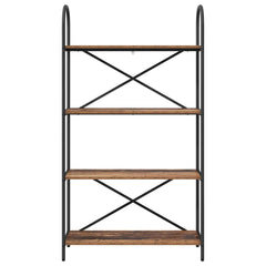 vidaXL Bookshelf 4-Tier 80 x 30 x 146 cm Engineered wood Old Wood 5
