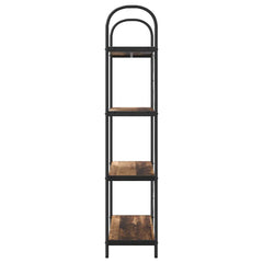 vidaXL Bookshelf 4-Tier 80 x 30 x 146 cm Engineered wood Old Wood 6