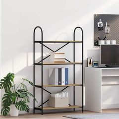 vidaXL Bookshelf 4-Tier 80 x 30 x 146 cm Engineered wood Artisan Oak 1