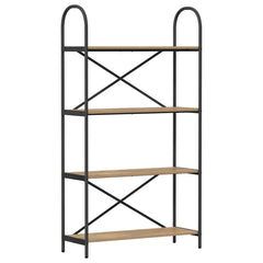 vidaXL Bookshelf 4-Tier 80 x 30 x 146 cm Engineered wood Artisan Oak 2