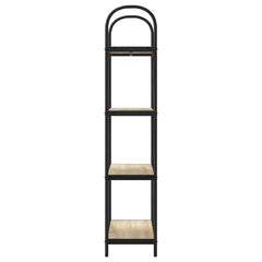 vidaXL Bookshelf 4-Tier 60 x 30 x 146 cm Engineered wood Sonoma Oak 6