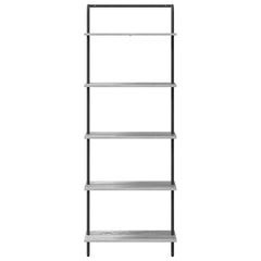 vidaXL Bookshelf 5-Tier 60 x 24 x 168 cm Engineered wood Grey Sonoma 5