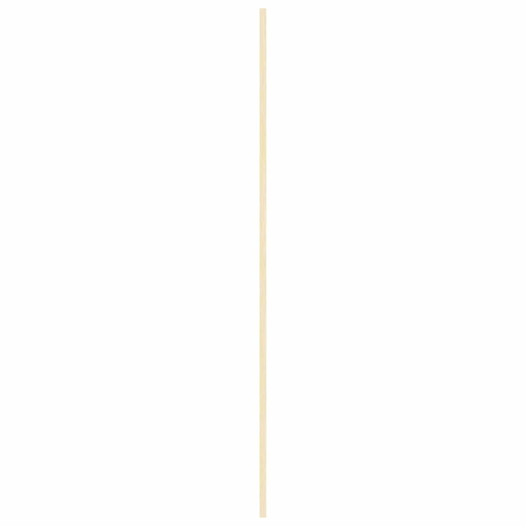 vidaXL Bulletin Board 100 x 100 x 1.4 cm Solid pine wood White 5