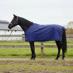vidaXL Horse Blanket Full Navy Blue 75 cm Polyester 1