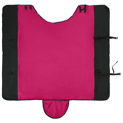 vidaXL Horse Blanket Pink and Black 85 cm Polyester 5