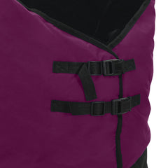 vidaXL Horse Blanket Full Purple 95 cm Polyester 6