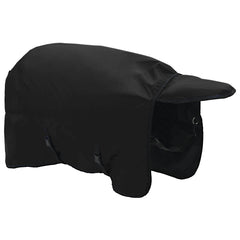 vidaXL Horse Blanket Full Black 75 cm Polyester 4
