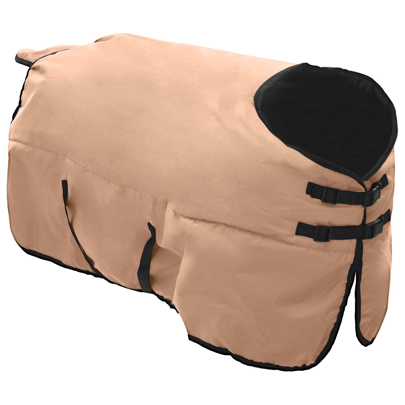 vidaXL Horse Blanket Cappuccino 75 cm Polyester 3