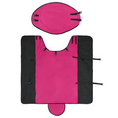 vidaXL Horse Blanket Pink and Black 85 cm Polyester 5