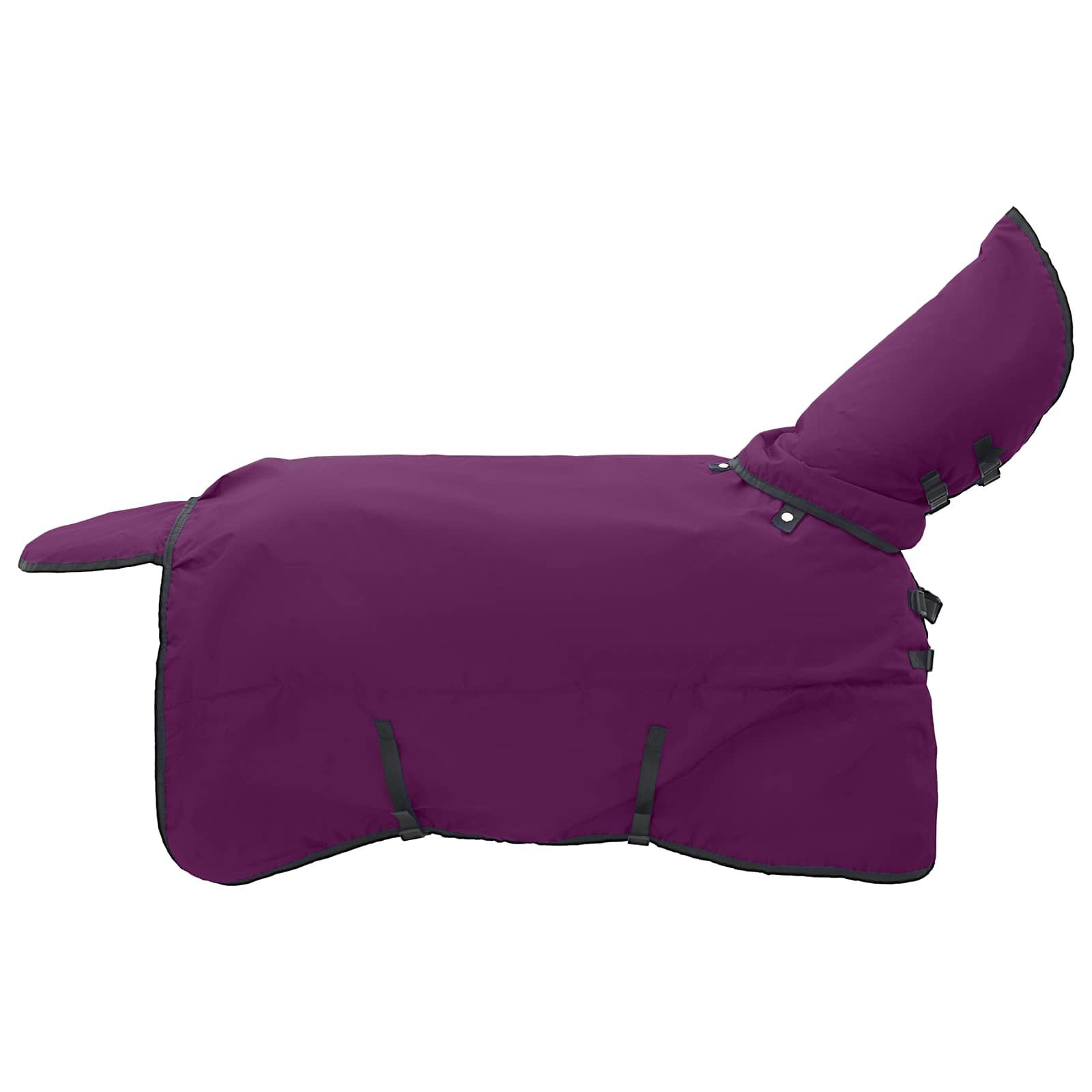 vidaXL Horse Blanket Full Purple 75 cm Polyester 2