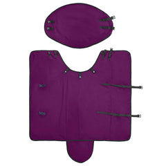 vidaXL Horse Blanket Full Purple 95 cm Polyester 5