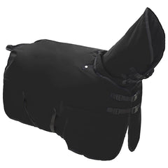 vidaXL Horse Blanket Full Black 165 cm Polyester 3