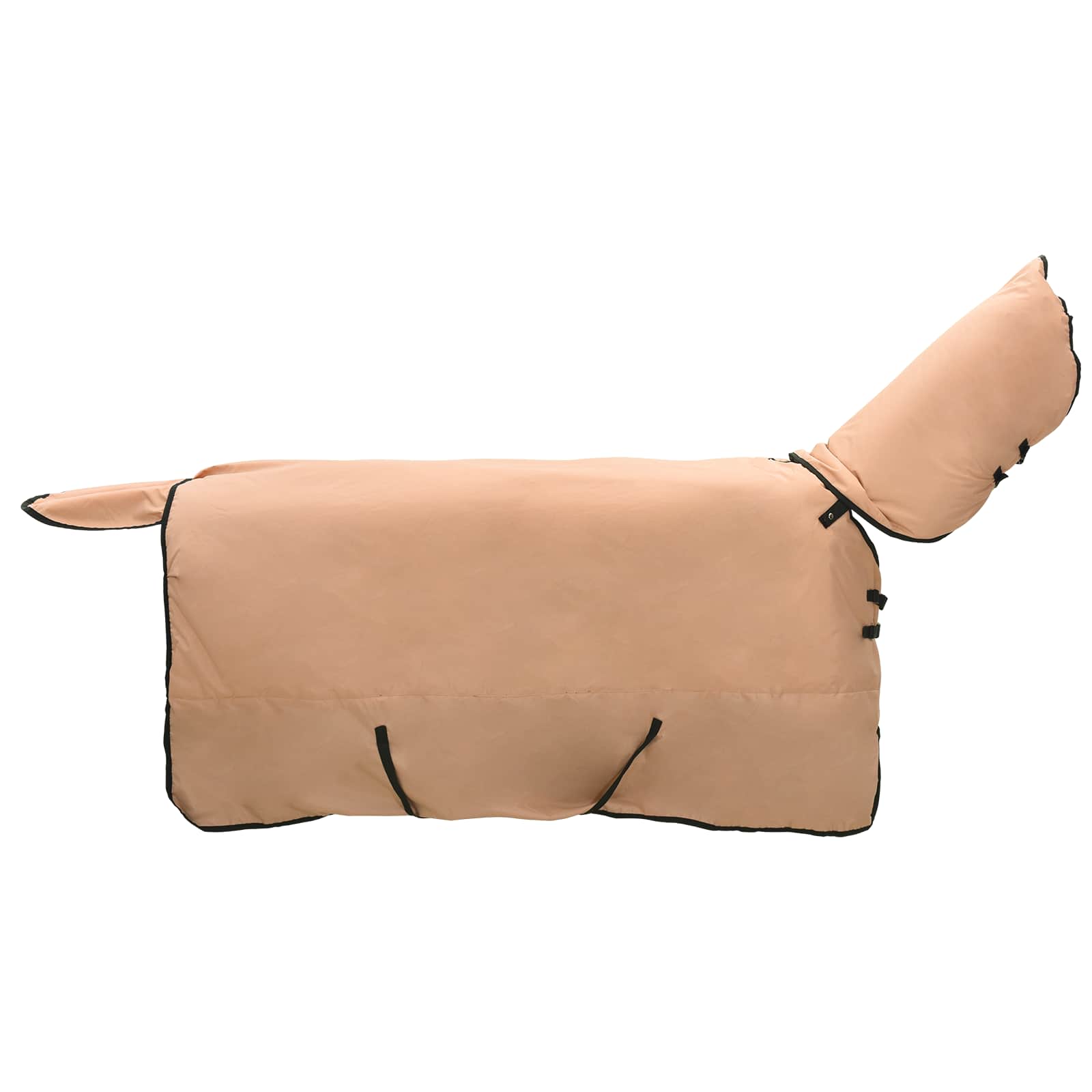 vidaXL Horse Blanket Cappuccino 95 cm Polyester 2