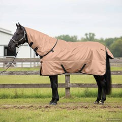 vidaXL Horse Blanket Cappuccino 165 cm Polyester 1