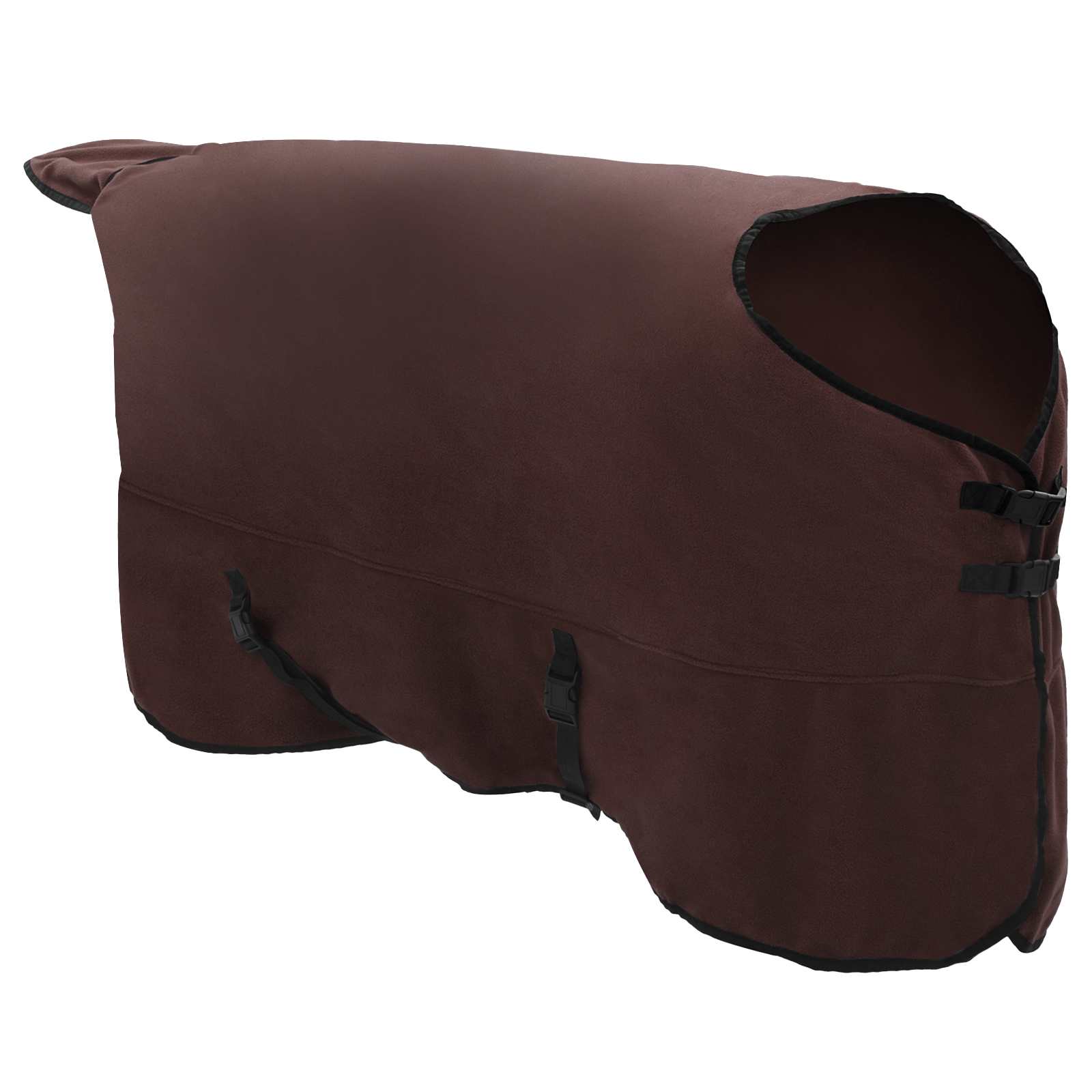 vidaXL Horse Blanket Full Dark Brown 125 cm Polyester Fleece 3