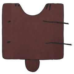 vidaXL Horse Blanket Full Dark Brown 125 cm Polyester Fleece 5