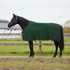 vidaXL Horse Blanket Full Dark Green 125 cm Polyester Fleece 1