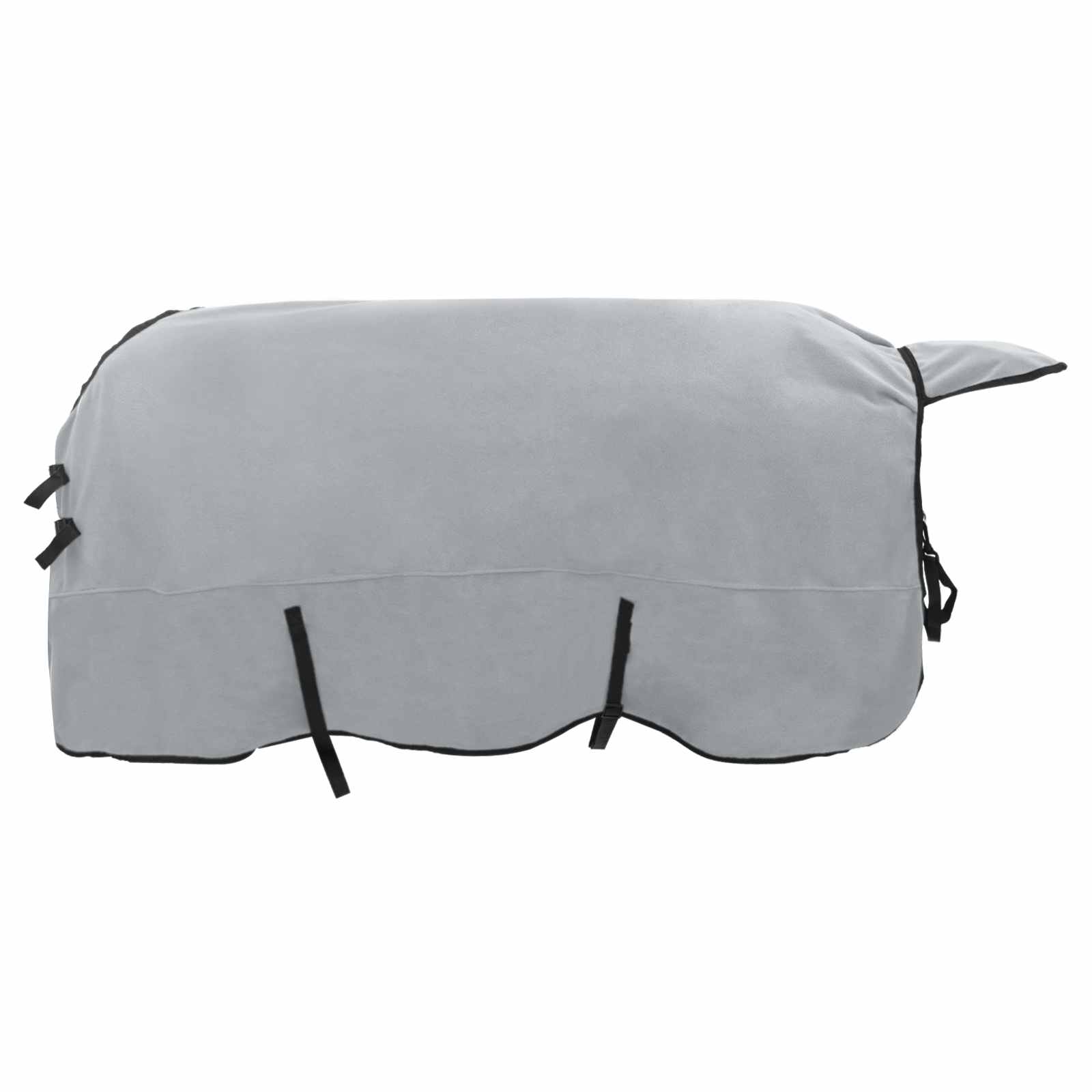 vidaXL Horse Blanket Full Light Grey and Pink 125 cm Polyester Fleece 2
