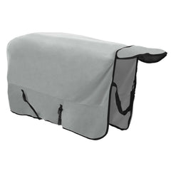vidaXL Horse Blanket Full Light Grey and Pink 135 cm Polyester Fleece 4