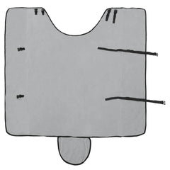 vidaXL Horse Blanket Full Light Grey and Pink 135 cm Polyester Fleece 5