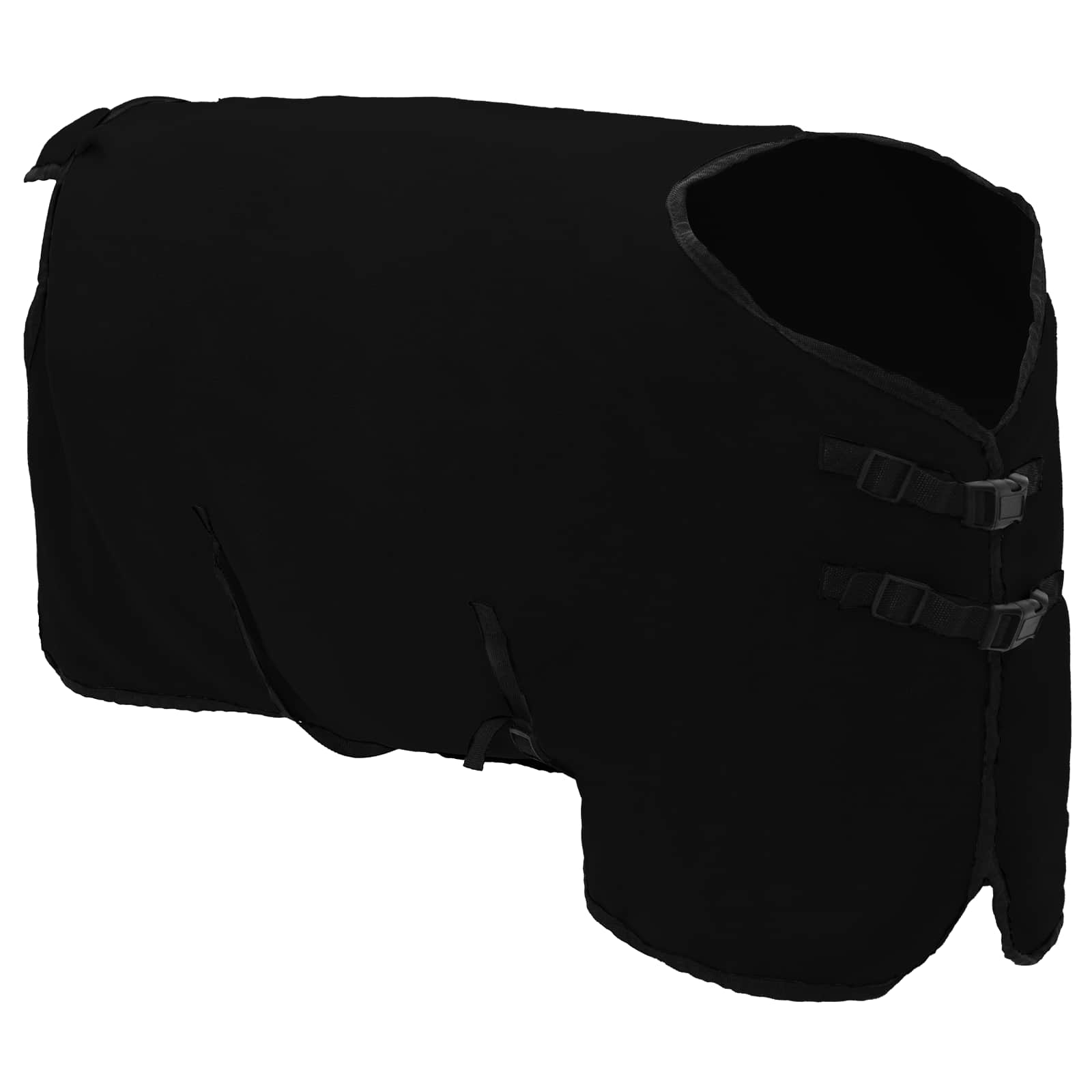 vidaXL Horse Blanket Black 115 cm Polyester Fleece 3