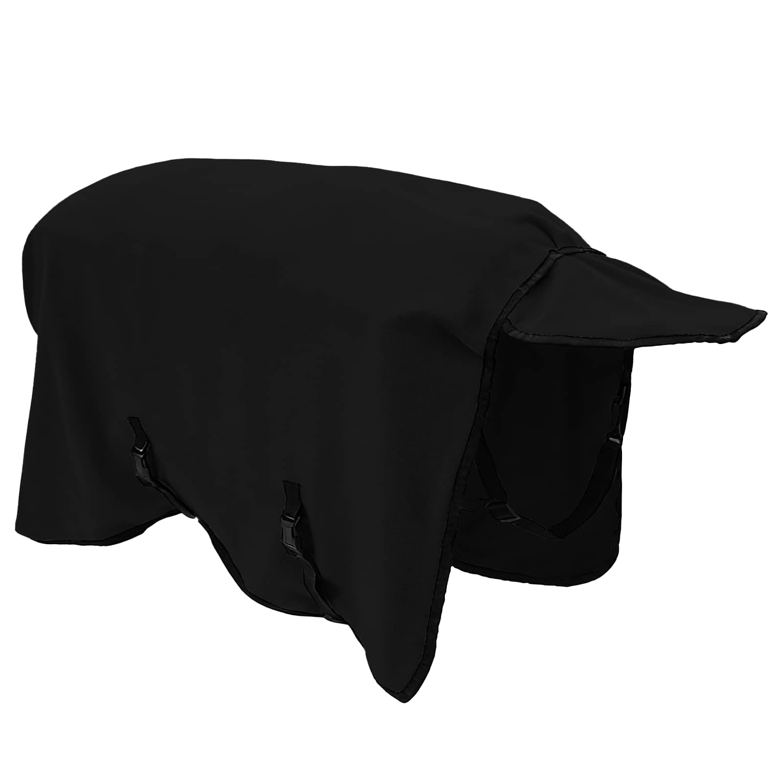 vidaXL Horse Blanket Black 115 cm Polyester Fleece 4