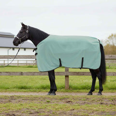 vidaXL Horse Blanket Special Green 115 cm Polyester Fleece 1