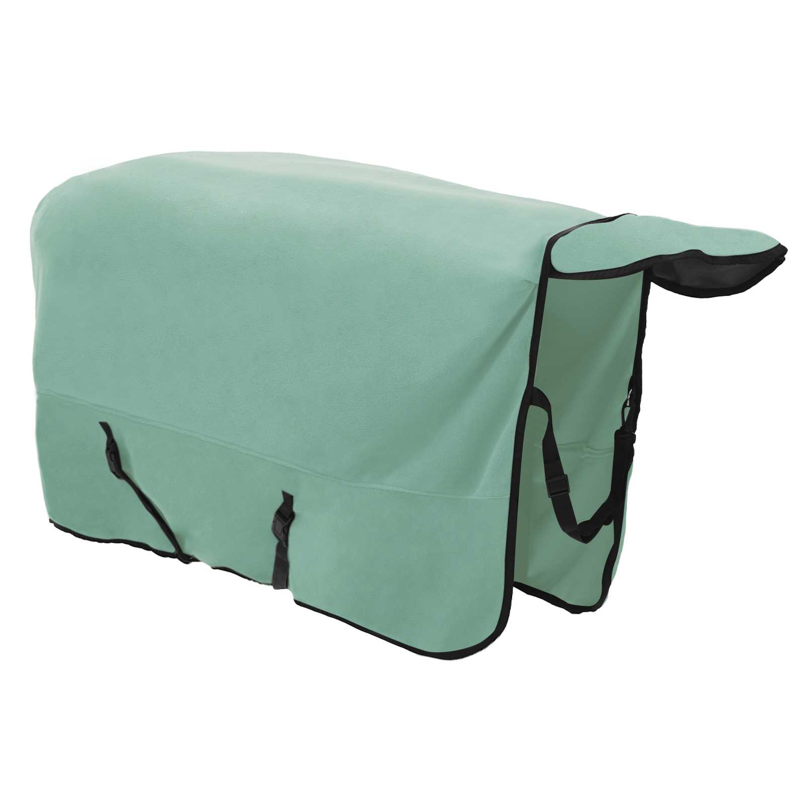 vidaXL Horse Blanket Special Green 125 cm Polyester Fleece 4