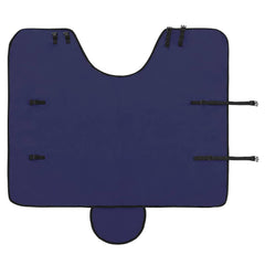 vidaXL Horse Blanket Navy Blue 115 cm Polyester Fleece 5