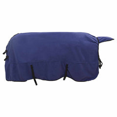 vidaXL Horse Blanket Navy Blue 125 cm Polyester Fleece 2