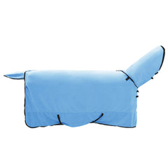 vidaXL Horse Blanket Full Aqua 125 cm Polyester Fleece 2