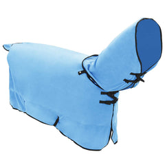 vidaXL Horse Blanket Full Aqua 125 cm Polyester Fleece 3