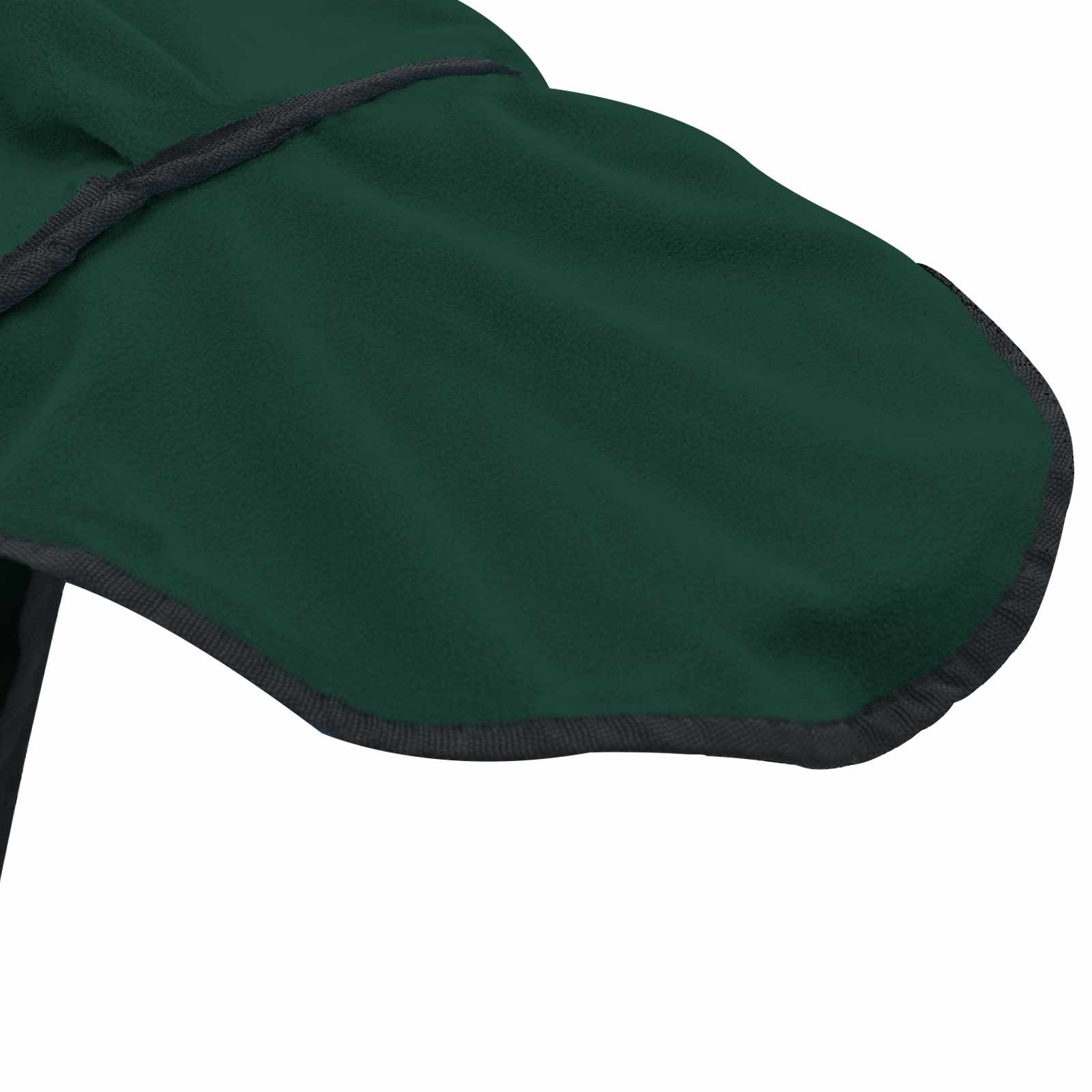 vidaXL Horse Blanket Full Dark Green 115 cm Polyester Fleece 6