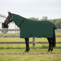vidaXL Horse Blanket Full Dark Green 125 cm Polyester Fleece 1
