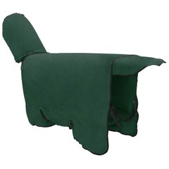 vidaXL Horse Blanket Full Dark Green 125 cm Polyester Fleece 4